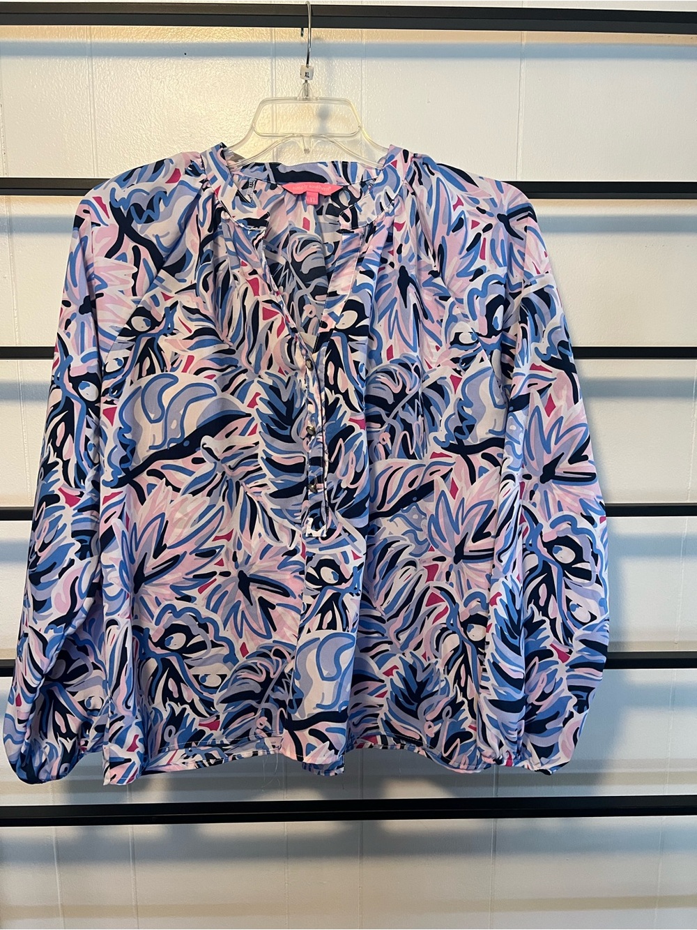 Good Used Women's SIMPLY SOUTHERN, XL, Floral,long sleeve, V neck, H6